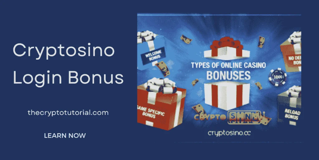 Cryptosino login bonus